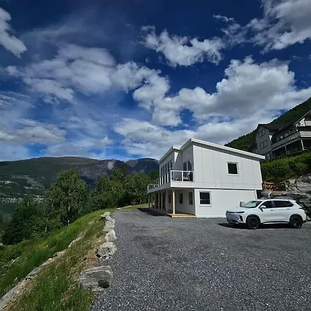 Modern With Panorama View Ferienhaus Olden